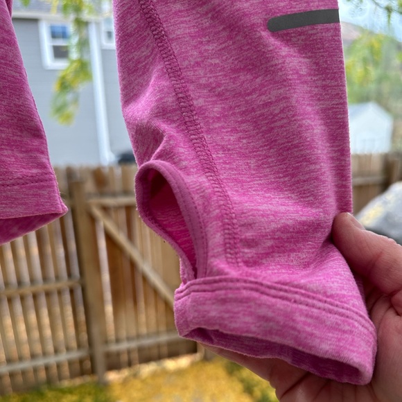 Nike Element DRI-FIT 1/4 Zip Heathered Pink Running Workout Hiking Top medium - Picture 6 of 16